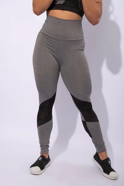 Imagem de Calça Legging Cintura Alta Tela Suplex Fitness Academia Feminina F7 NEW STYLE