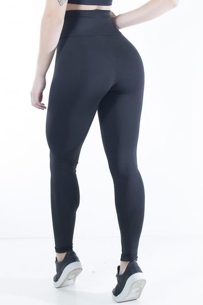 Imagem de Calça Legging Cós Alto Lisa Fitness Academia Feminina