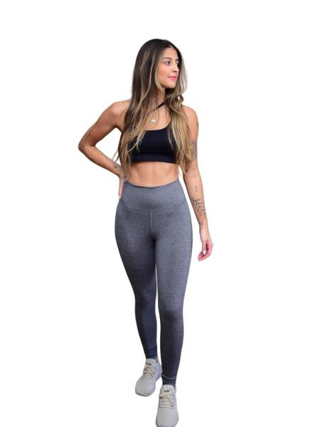 Imagem de Calça Legging Costura Reforçada Zero Transparência Cintura Alta Suplex