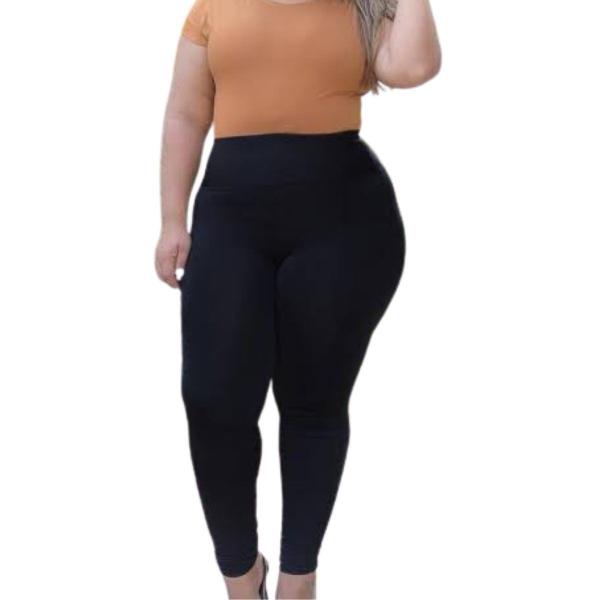 Imagem de Calça legging de suplex feminina plus size do gg ao ex3