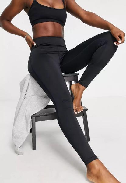 Calça Legging Diluxo Feminina Cintura Alta Preta Imagem de Calça Legging Diluxo Feminina Cintura Alta Preta