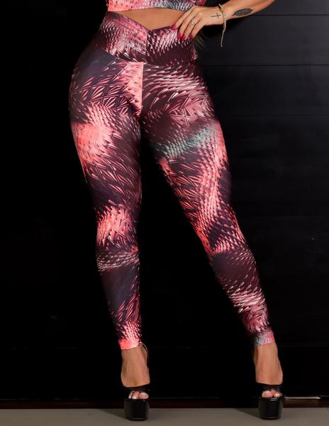 Imagem de Calça Legging Empina Bumbum Academia Fitness Esportiva Estampada - Fitmoda