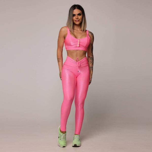 Imagem de Calca Legging Empina Bumbum Glossy Scandal Moving Fitness