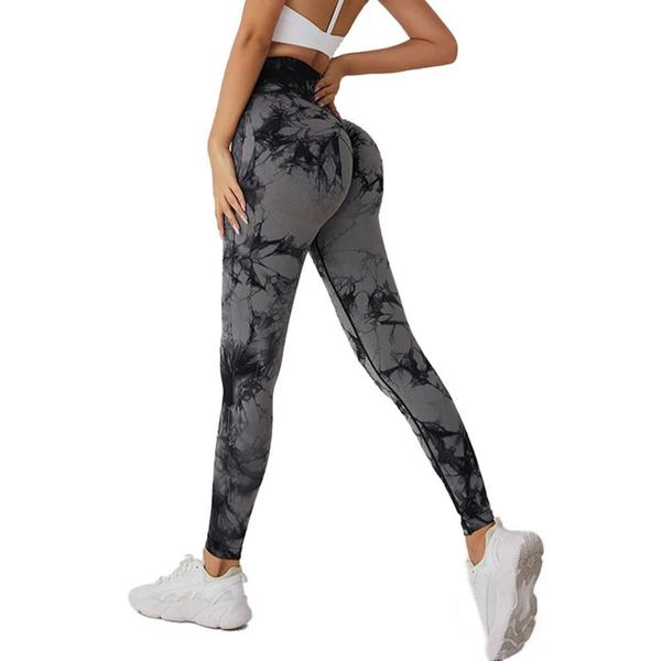 Imagem de Calça Legging Empina Levanta Bumbum Academia Tie Dye Fitness