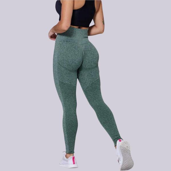 Imagem de Calça Legging Esportiva Academia Yoga Levanta Bumbum Cintura