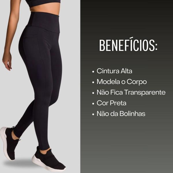 Imagem de Calça Legging Esportiva Feminina - Leg Suplex  Fitness