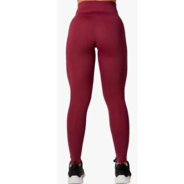 Imagem de Calça Legging Feminina Academia Suplex com Cós Largo Sem Transparência Cintura Alta com Compressão