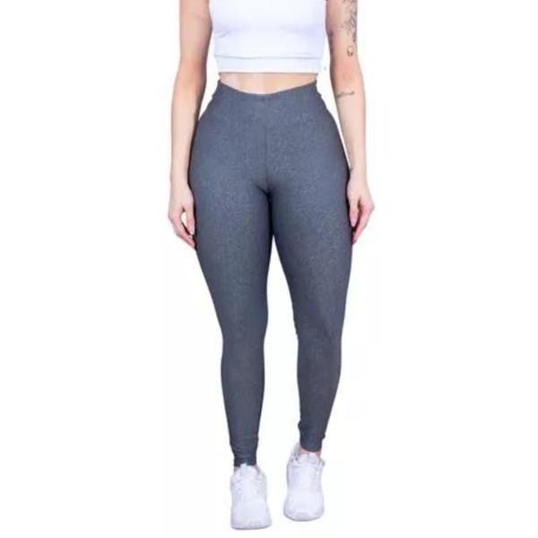 Calça Legging Feminina Academia Suplex com Cós Largo Sem Transparência Cintura Alta com Compressão - dmvendasoutlet Imagem de Calça Legging Feminina Academia Suplex com Cós Largo Sem Transparência Cintura Alta com Compressão