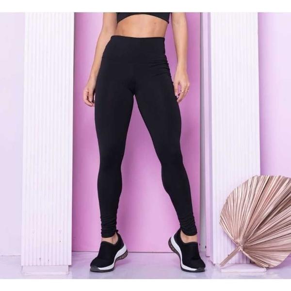 Imagem de Calça Legging Feminina Cintura Alta Leg Suplex Grossa Academia