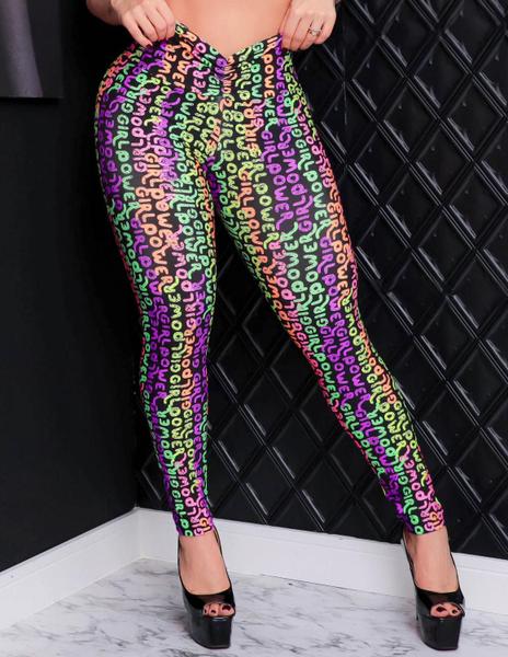 Calça Legging Feminina Estampada Empina Bumbum - Fitmoda Imagem de Calça Legging Feminina Estampada Empina Bumbum - Fitmoda