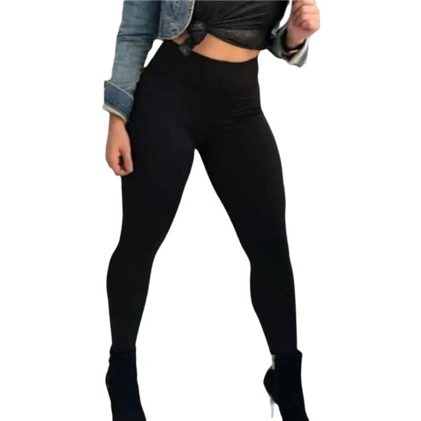 Imagem de Calça Legging Feminina Flanelada Forrada Inverno