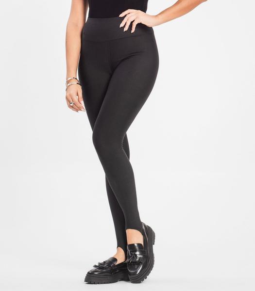 Imagem de Calça Legging Feminina Fusô de Pezinho Select Preto