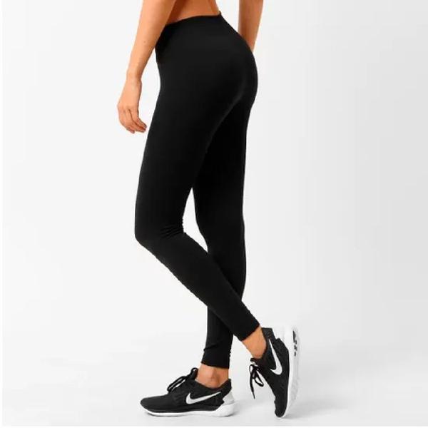 Imagem de Calça legging feminina lupo sport basic preta academia ioga