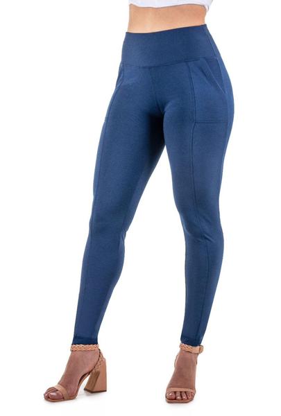 Imagem de Calça Legging Feminina Montaria Forrada Confortável Para Trabalhar