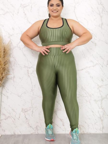 Imagem de Calça Legging feminina  Plus size 3D qualidade premium