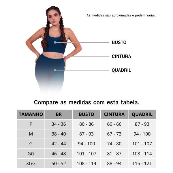 Calça Legging Feminina Poliamida Original Sem Transparência - TRV Imagem de Calça Legging Feminina Poliamida Original Sem Transparência