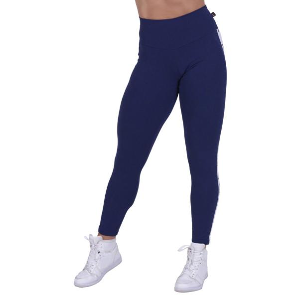 Imagem de Calça Legging Feminina Supplex Poliamida Detalhe Lateral