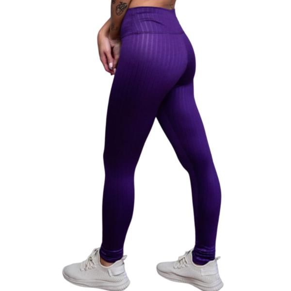 Imagem de Calça Legging Fitness 3D Poliamida Academia Cintura Alta Grossa - Envio Imediato