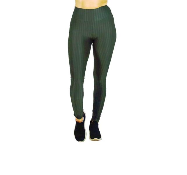 Imagem de Calça Legging Fitness Poliamida 3D Academia Com Proteção UV