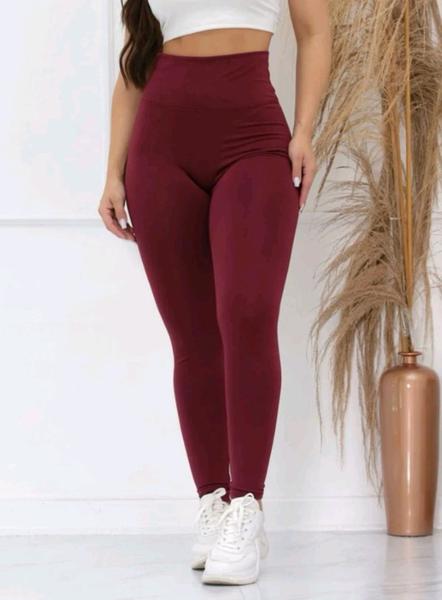 Imagem de Calça Legging flanelada Cintura Alta