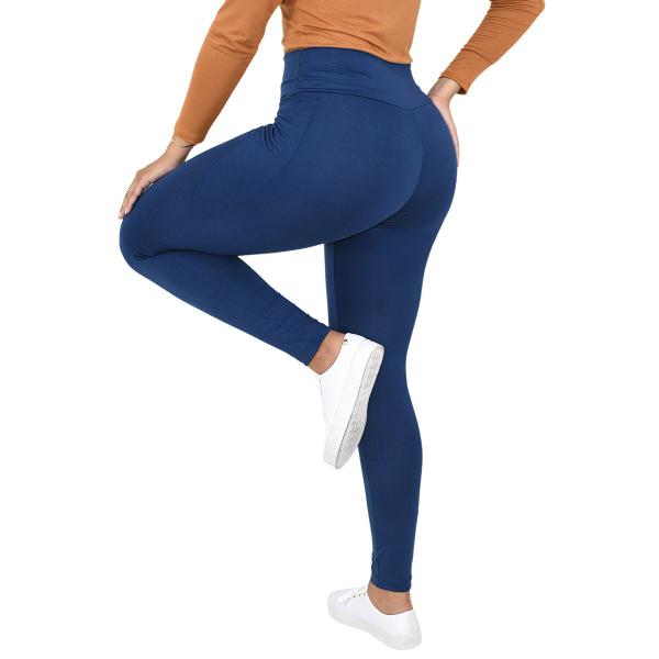 Imagem de Calça Legging Flanelada Feminina Com Bolso Térmica Forrada Suplex Cós Alto