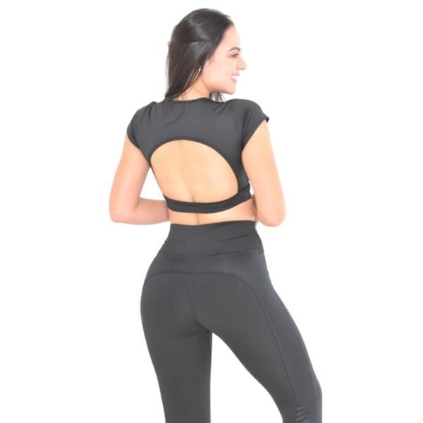 Imagem de Calça Legging Flanelada Peluciada Cintura Alta com Detalhe em Cirre Empina Bumbum