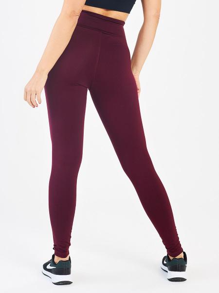 Calça Legging Flanelada Usa Club Térmica Peluciada Quentinha Inverno Feminina Bordô Imagem de Calça Legging Flanelada Usa Club Térmica Peluciada Quentinha Inverno Feminina Bordô