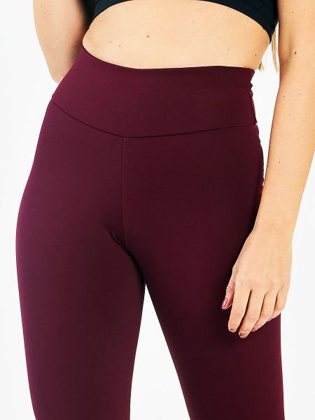 Calça Legging Flanelada Usa Club Térmica Peluciada Quentinha Inverno Feminina Bordô Imagem de Calça Legging Flanelada Usa Club Térmica Peluciada Quentinha Inverno Feminina Bordô