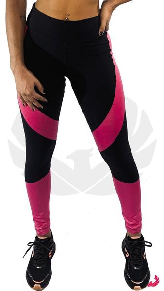 Imagem de Calça Legging Fly  Poliamida - Detalhe Pink Metalic