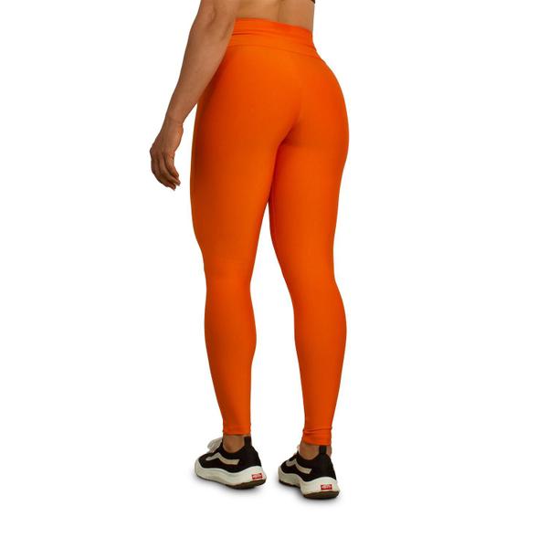 Imagem de Calça Legging Grossa Fitness Academia Não Fica Transparente com Abertura no Joelho