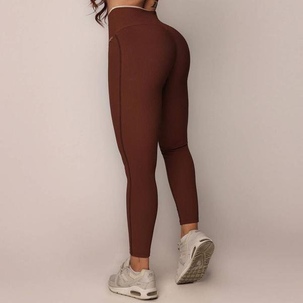 Imagem de Calca Legging Heart Bicolor Jacquard Canelado Dolce Moving