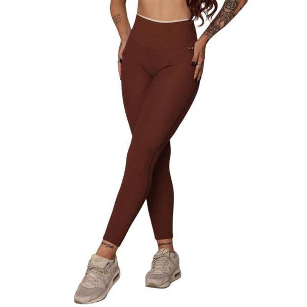 Imagem de Calca Legging Heart Bicolor Jacquard Canelado Dolce Moving