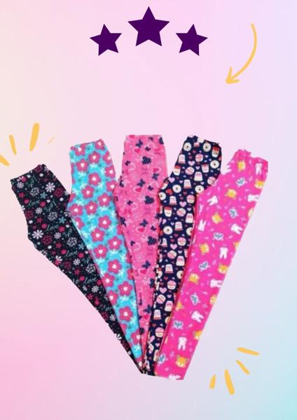 Imagem de Calça legging infantil feminina longa