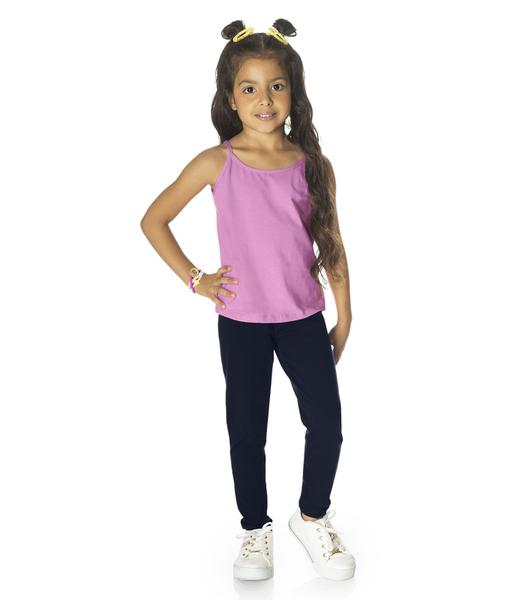 Imagem de Calça Legging Infantil Feminina Rovitex Kids Azul