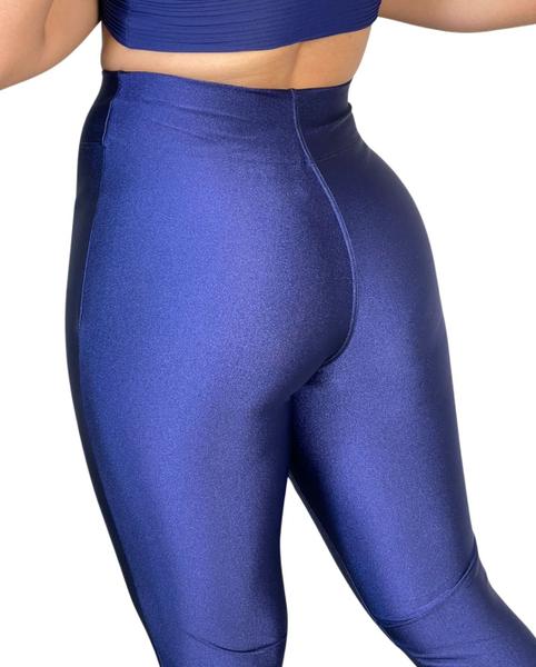 Imagem de Calça legging K2B cintura alta cropped tecido platinado Dainale