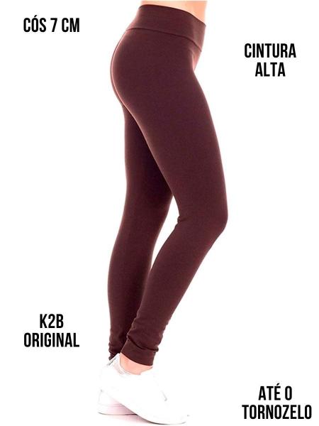 Imagem de Calça Legging K2B Longa Colorida Cintura Alta Cós 7cm Original