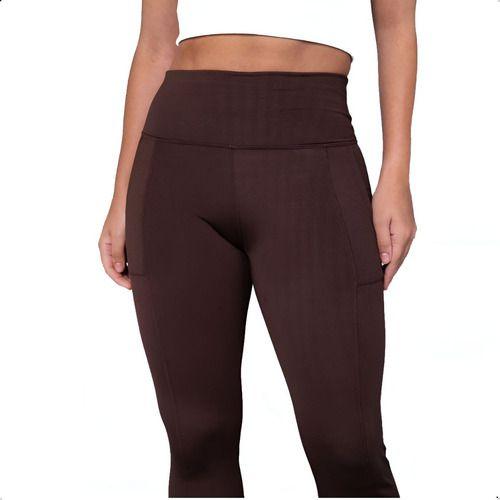 Imagem de Calça Legging Lisa Com Bolso Zero Transparência