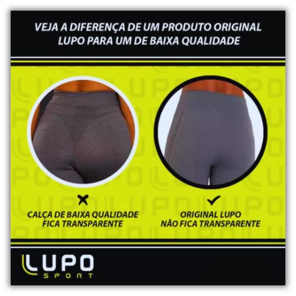 Imagem de Calça Legging Lupo Original Max Sport Feminina Sem Costura Legging Fitness Premium para Academia Cintura Cós Alto Grossa e Sem Transparência Original