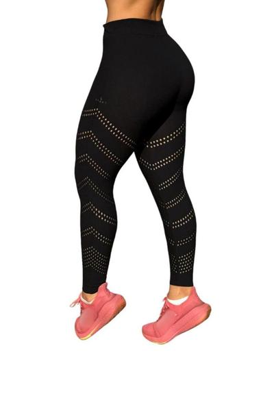 Imagem de Calça Legging Lupo Santorini Raschel Academia Preto