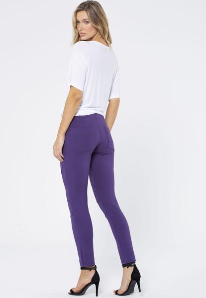 Imagem de Calça Legging Malha Recortes Lilás