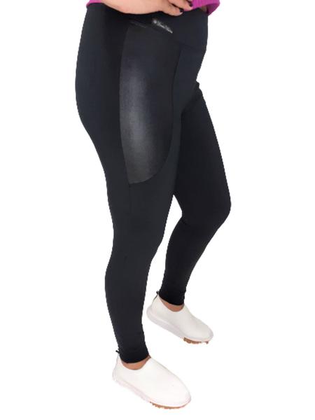 Imagem de Calça Legging Montaria Feminina com Detalhes em Cirre Suplex Não Fica Transparente pp,p,m,g,gg