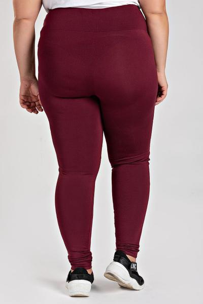 Imagem de Calça Legging Montaria Plus Size em Suplex com Fechamento em Zíper Metalizado - Serena