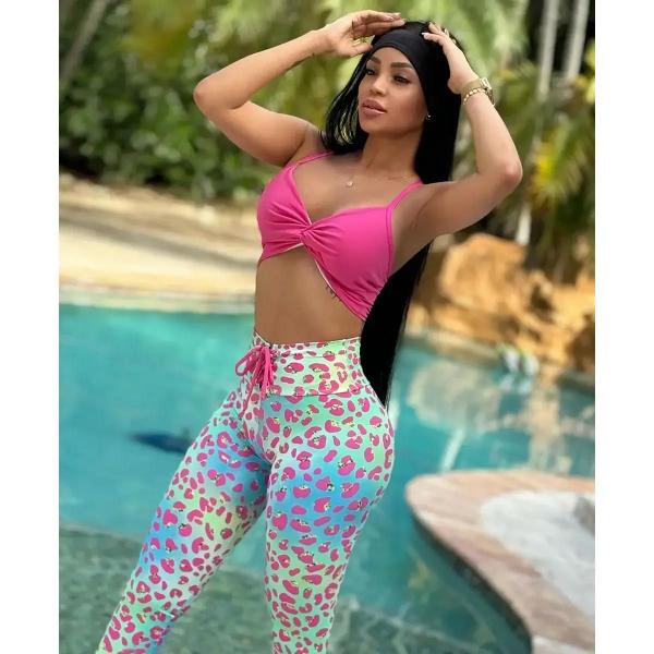 Imagem de Calça Legging Movement Empina Bumbum Baby Leopard