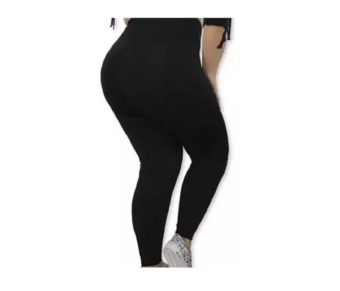 Imagem de Calça Legging Peluciada Cós Alto Duplo Plus Size