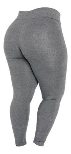 Imagem de Calça Legging Plus Size Costura Reforçada Sem Transparência