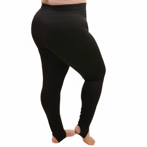 Imagem de Calça legging Plus Size feminina com pezinho Eron