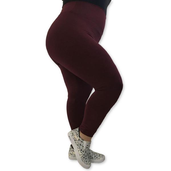 Imagem de Calça Legging Plus Size Heide Ribeiro Flanelada Térmica