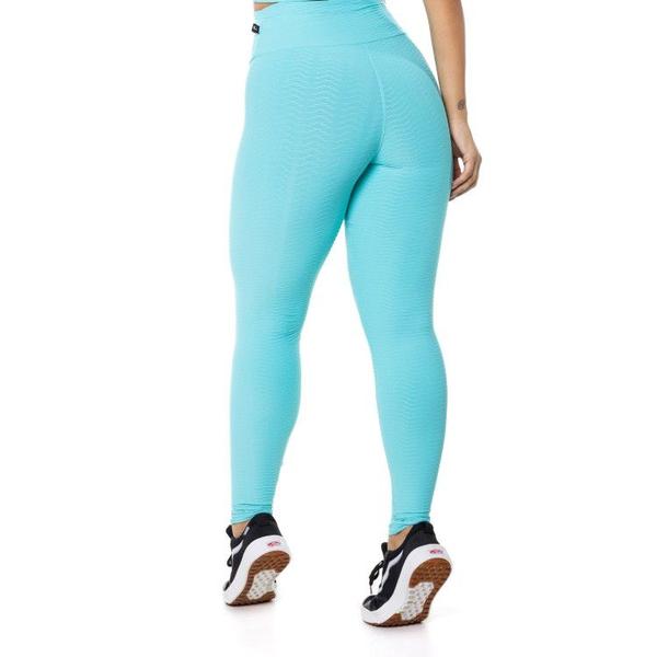 Imagem de Calça Legging Poliamida com textura relevo cintura alta