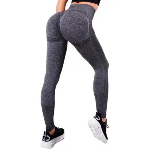 Imagem de Calça Legging Push Up Sem Costura Academia Levanta Bumbum