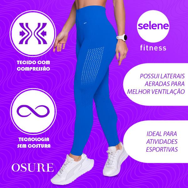 Calça Legging Selene Fitness Microfibra Academia Sem Costura Esportiva Sem Transparência Sport Corrida Pilates 20960 Imagem de Calça Legging Selene Fitness Microfibra Academia Sem Costura Esportiva Sem Transparência Sport Corrida Pilates 20960
